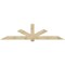 Ekena Millwork Kennewick Rough Sawn Timber Gable Bracket, Douglas Fir, 108"W x 27"H x 2"D x 6"F, 6/12 Pitch GBW108X27X0206KEN00RDF - alternate 1
